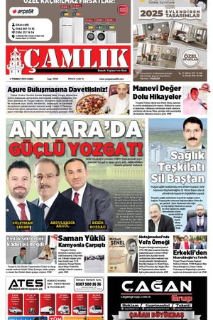 Yozgat Çamlık Gazetesi 04-07-2025