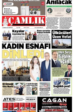 Yozgat Çamlık Gazetesi 05-07-2025