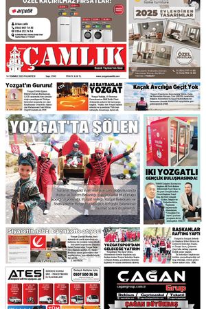 Yozgat Çamlık Gazetesi 14-07-2025