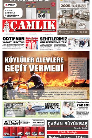 Yozgat Çamlık Gazetesi 15-07-2025