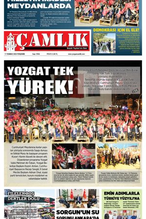 Yozgat Çamlık Gazetesi 17-07-2025