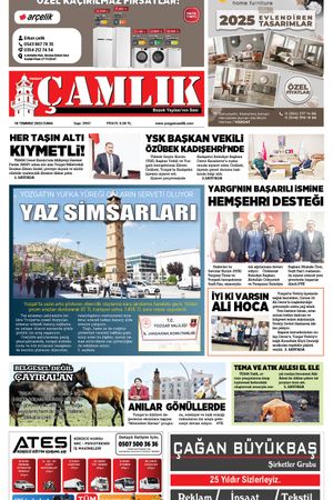 Yozgat Çamlık Gazetesi 18-07-2025