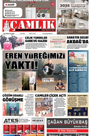 Yozgat Çamlık Gazetesi 25-07-2025