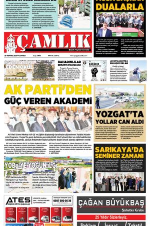 Yozgat Çamlık Gazetesi 28-07-2025