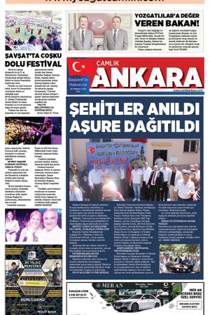 Çamlık Ankara Gazetesi 29-07-2025