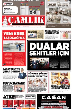 Yozgat Çamlık Gazetesi 12-07-2025