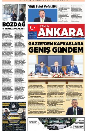Çamlık Ankara Gazetesi 12-07-2025