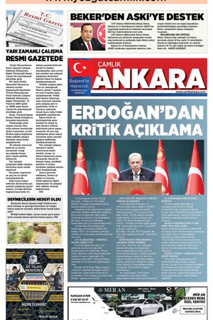 Çamlık Ankara Gazetesi 19-07-2025