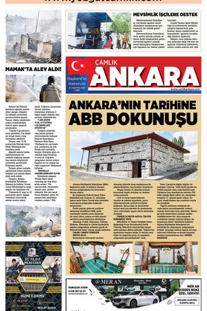 Çamlık Ankara Gazetesi 01-08-2025