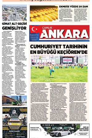 Çamlık Ankara Gazetesi 04-08-2025
