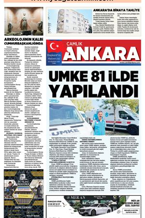 Çamlık Ankara Gazetesi 08-08-2025