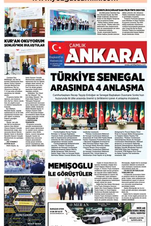 Çamlık Ankara Gazetesi 09-08-2025