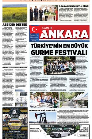 Çamlık Ankara Gazetesi 21-08-2025