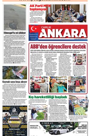 Çamlık Ankara Gazetesi 02-09-2025