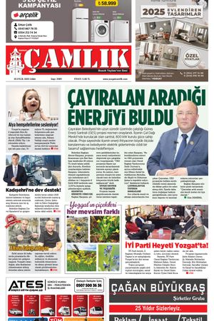 Yozgat Çamlık Gazetesi 05-09-2025