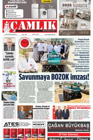 Yozgat Çamlık Gazetesi 06-09-2025