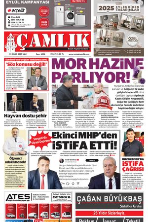 Yozgat Çamlık Gazetesi 23-09-2025