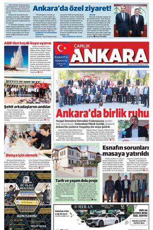 Çamlık Ankara Gazetesi 07-10-2025