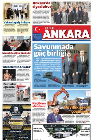 Çamlık Ankara Gazetesi 08-10-2025