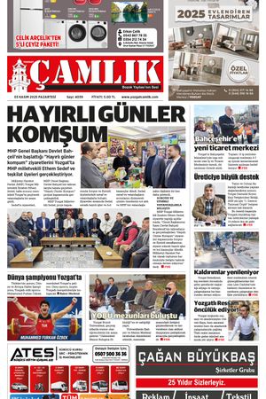 Yozgat Çamlık Gazetesi 03-11-2025
