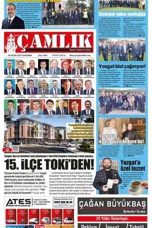 Yozgat Çamlık Gazetesi 05-11-2025