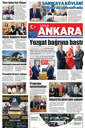 Çamlık Ankara Gazetesi 07-11-2025
