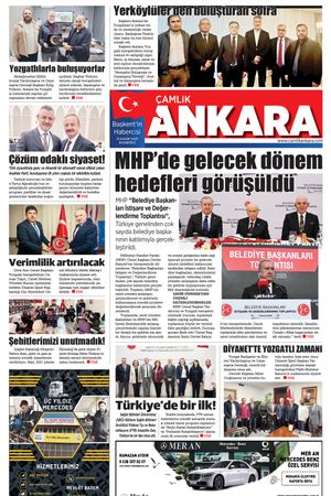 Çamlık Ankara Gazetesi 10-11-2025
