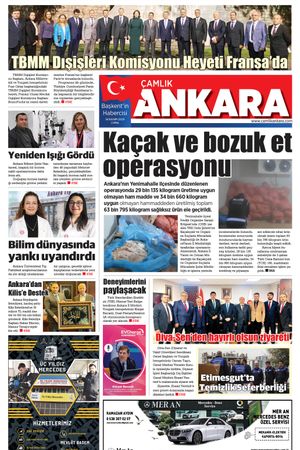 Çamlık Ankara Gazetesi 14-11-2025