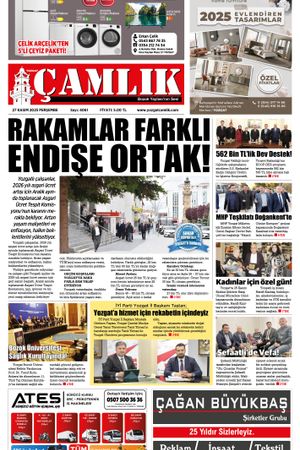 Yozgat Çamlık Gazetesi 27-11-2025
