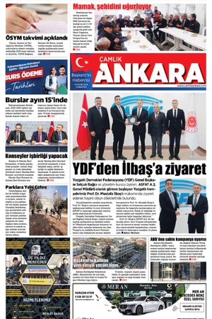 Çamlık Ankara Gazetesi 15-11-2025