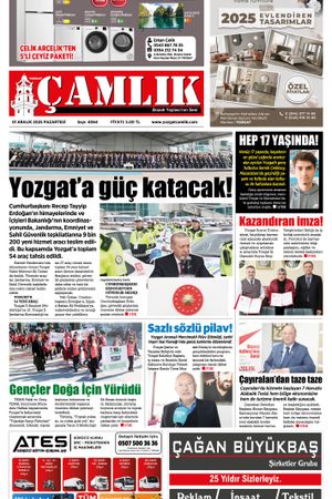 Yozgat Çamlık Gazetesi 01-12-2025