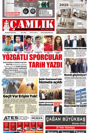 Yozgat Çamlık Gazetesi 02-12-2025