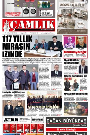 Yozgat Çamlık Gazetesi 12-12-2025