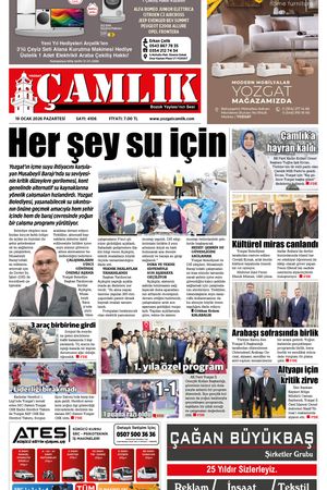 Yozgat Çamlık Gazetesi 19-01-2026
