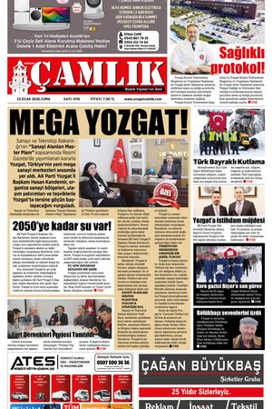 Yozgat Çamlık Gazetesi 23-01-2026