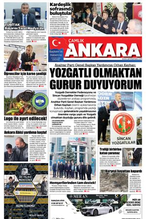 Çamlık Ankara Gazetesi 31-01-2026