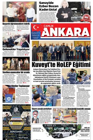 Çamlık Ankara Gazetesi 29-01-2026
