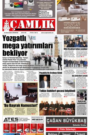 Yozgat Çamlık Gazetesi 24-01-2026
