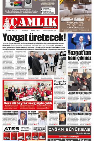 Yozgat Çamlık Gazetesi 03-02-2026