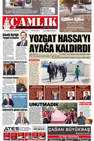Yozgat Çamlık Gazetesi 09-02-2026