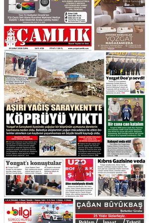 Yozgat Çamlık Gazetesi 20-02-2025