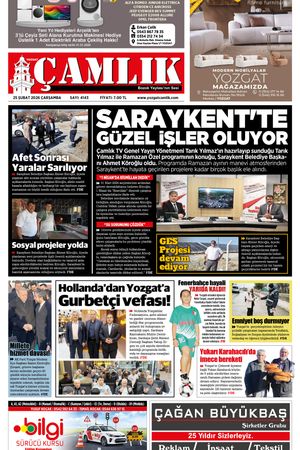 Yozgat Çamlık Gazetesi 25-02-2025