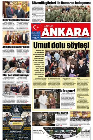 Çamlık Ankara Gazetesi 27-02-2026
