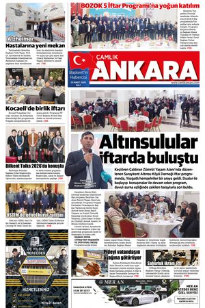 Çamlık Ankara Gazetesi 03-03-2026