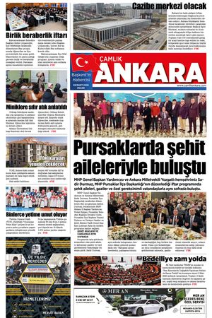 Çamlık Ankara Gazetesi 08-03-2026