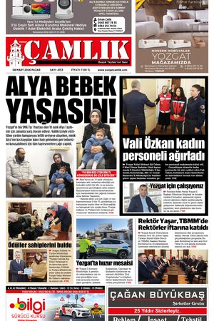 Yozgat Çamlık Gazetesi 08-03-2026