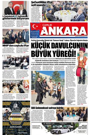 Çamlık Ankara Gazetesi 09-03-2026