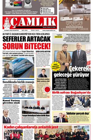 Yozgat Çamlık Gazetesi 09-03-2026