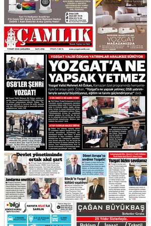 Yozgat Çamlık Gazetesi 11-03-2026