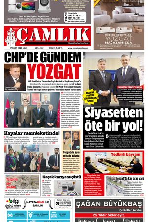 Yozgat Çamlık Gazetesi 17-03-2026